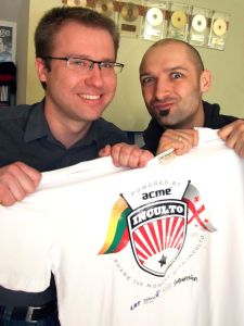 Kompanijos „ACME Baltija” direktorius Paulius Paršeliūnas ir Jurgis Didžiulis. ["CLINIC 212" nuotr.]